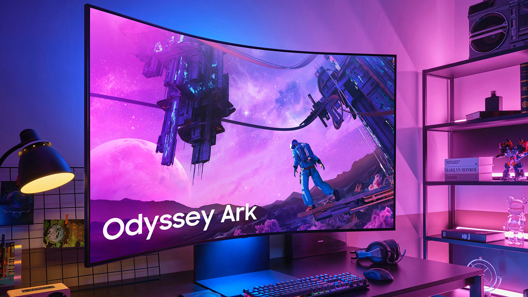 Samsung Odyssey Ark Monitor jest ogromny, wspaniały i 900 $ zniżki!